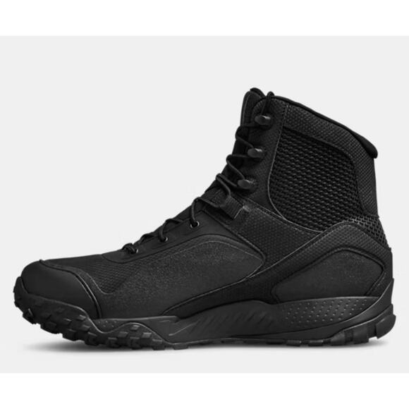 Under Armour Valsetz Black Waterproof Tactical Boots Mens Size 9.5 New Fast Ship